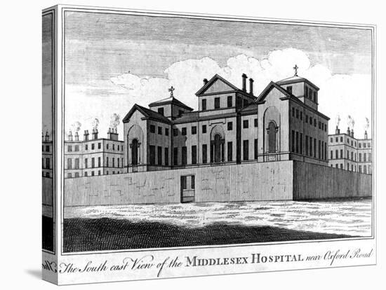The South East View of the Middlesex Hospital, 1745-Haynes King-Premier Image Canvas