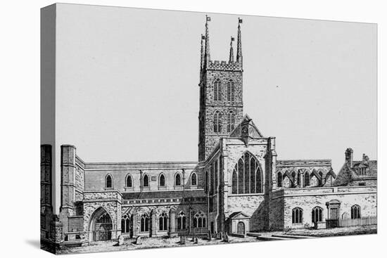 The South Side of St. Saviours, Southwark, showing the former nave, c1825, (1912)-null-Premier Image Canvas