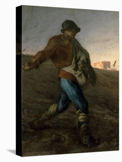 The Sower by Jean-Fran§Ois Millet-Jean-François Millet-Premier Image Canvas