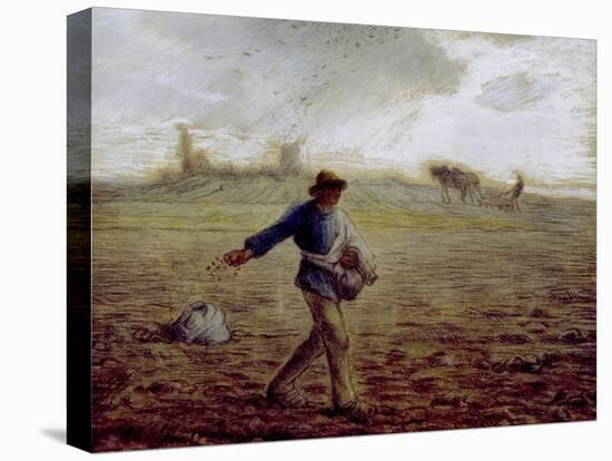 The Sower, C.1865-Jean-François Millet-Premier Image Canvas