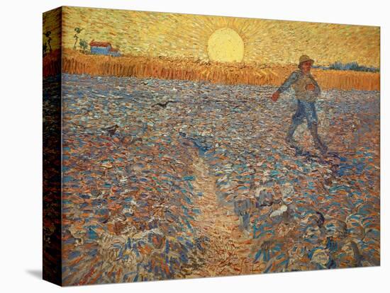 The sower. Oil on canvas.-Vincent van Gogh-Premier Image Canvas