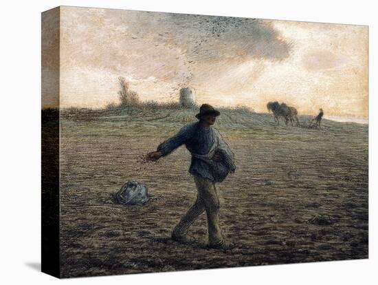 The Sower-Jean-François Millet-Premier Image Canvas