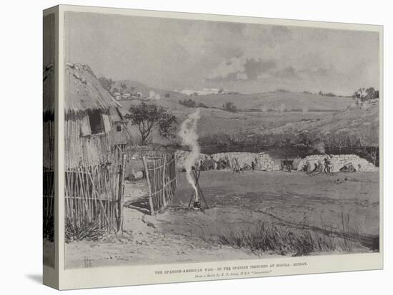 The Spanish-American War, in the Spanish Trenches at Manila, Midday-null-Premier Image Canvas