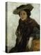 The Spanish Hat or Mrs. Gerard Chowne-Sir John Lavery-Premier Image Canvas