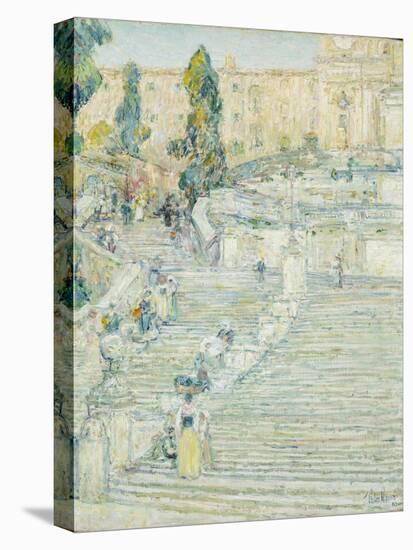 The Spanish Stairs, Rome, 1897-Childe Hassam-Premier Image Canvas