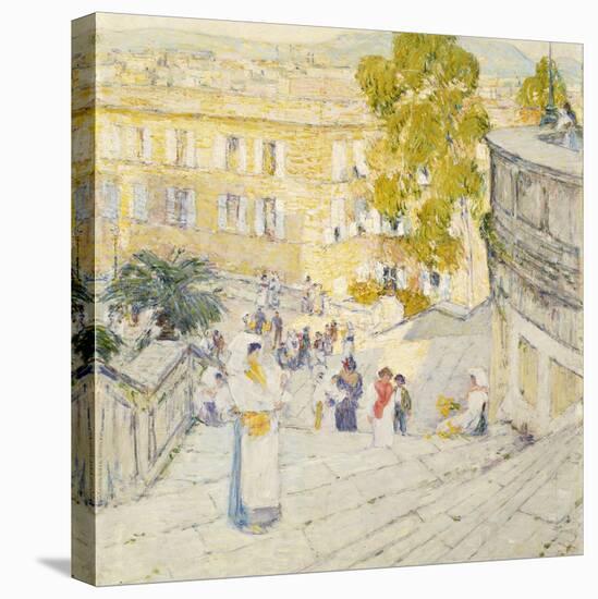 The Spanish Steps of Rome, 1897-Childe Hassam-Premier Image Canvas