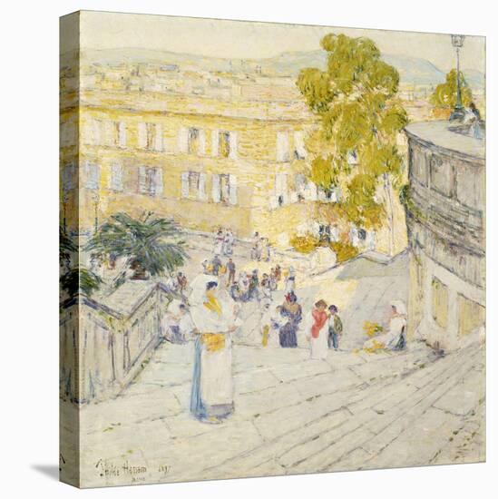 The Spanish Steps of Rome-Childe Hassam-Premier Image Canvas