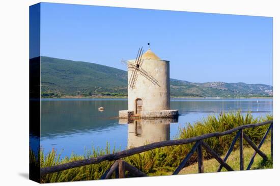 The Spanish Windmill on the Lagoon of Orbetello, Tuscany-Nico Tondini-Premier Image Canvas