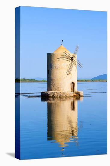 The Spanish Windmill on the Lagoon of Orbetello, Tuscany-Nico Tondini-Premier Image Canvas