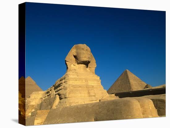 The Sphinx, Pyramids at Giza, Egypt-Kenneth Garrett-Premier Image Canvas