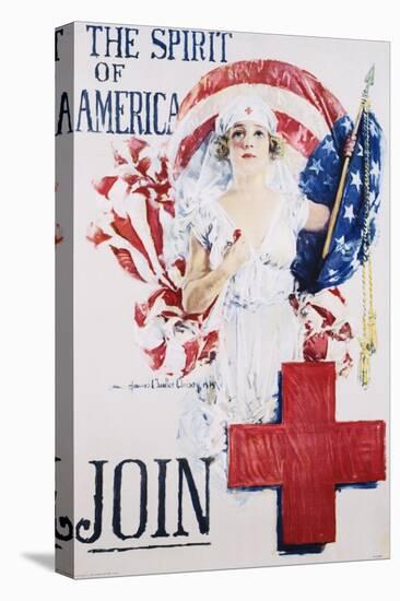 The Spirit of America Recruitment Poster-Howard Chandler Christy-Premier Image Canvas