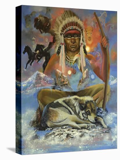 The Spirit of the War Bonnet-Sue Clyne-Premier Image Canvas