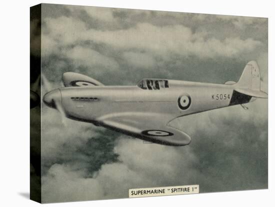 The "Spitfire" as It Appears at the Outbreak of World War Two a Magnificent Machine-null-Premier Image Canvas