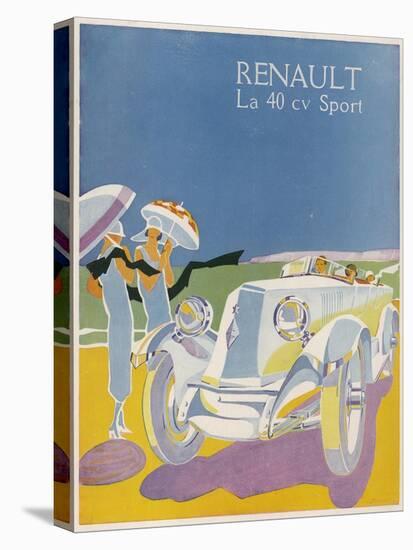 The Splendid Renault on a Fine Summer's Day-null-Premier Image Canvas