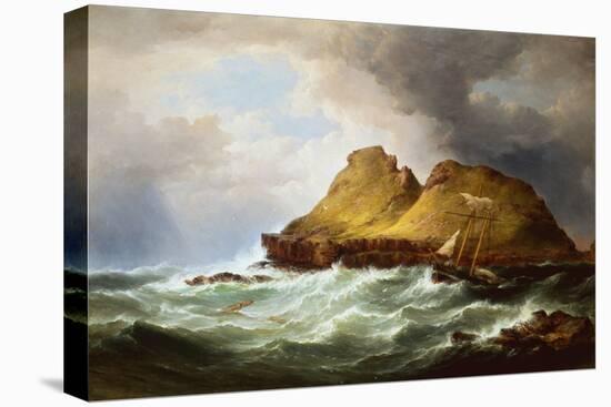The Stacks off The Giants Causeway-Samuel Walters-Premier Image Canvas