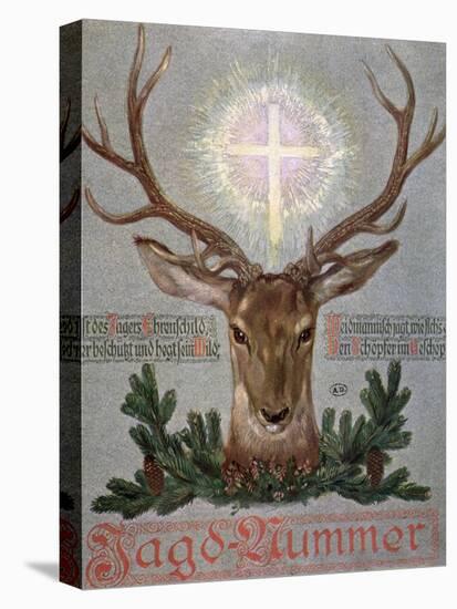 The Stag of St. Hubert-null-Premier Image Canvas