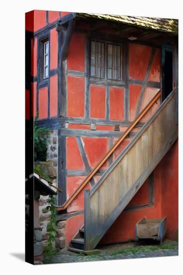 The Stairs of the Red House-Philippe Sainte-Laudy-Premier Image Canvas