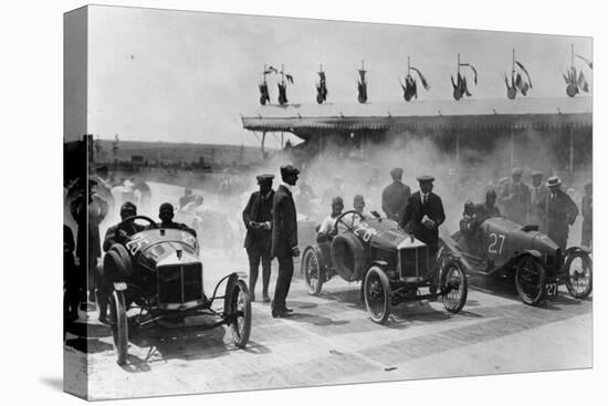 The Starting Line at the Grand Prix De L'Acf Des Cyclecars, Amiens, France, 1913-null-Premier Image Canvas