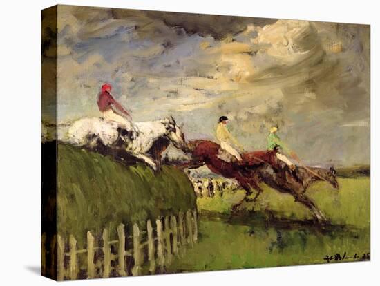The Steeplechasers-Jacques-emile Blanche-Premier Image Canvas