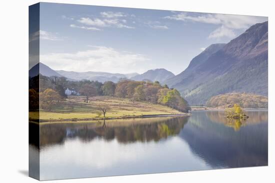 The Still Waters of Crummock Water in the Lake District National Park-Julian Elliott-Premier Image Canvas