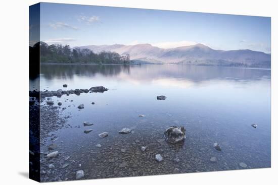 The Still Waters of Derwent Water in the Lake District National Park-Julian Elliott-Premier Image Canvas