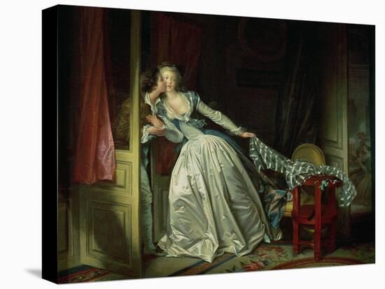 The Stolen Kiss-Jean-Honoré Fragonard-Premier Image Canvas