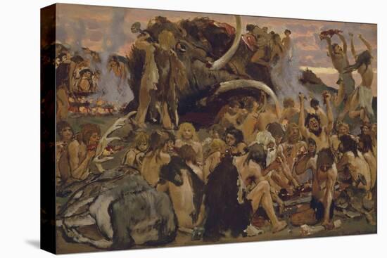 The Stone Age, a Feast, 1883-Viktor Mikhaylovich Vasnetsov-Premier Image Canvas