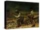 The Stonebreakers (Oil)-Gustave Courbet-Premier Image Canvas