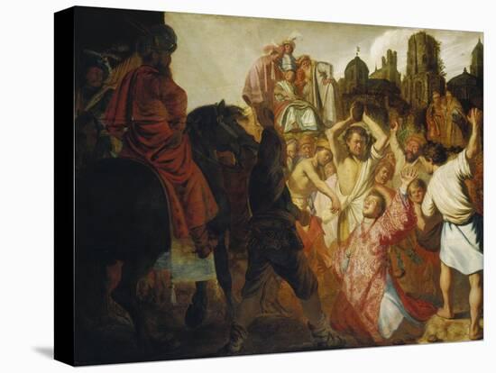 The Stoning of St. Stephen, 1625-Rembrandt van Rijn-Premier Image Canvas