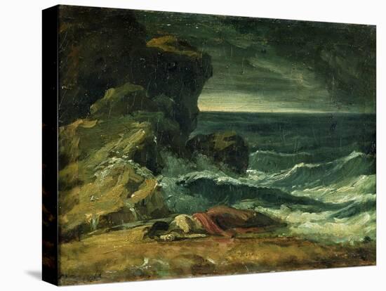 The Storm or the Wreck (Oil on Canvas)-Theodore Gericault-Premier Image Canvas