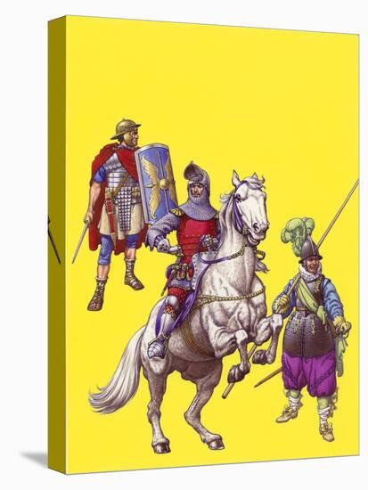 The Story of Armour, from Roman Legionaries to 14th Century Knights and 17th Century Pikemen-Pat Nicolle-Premier Image Canvas