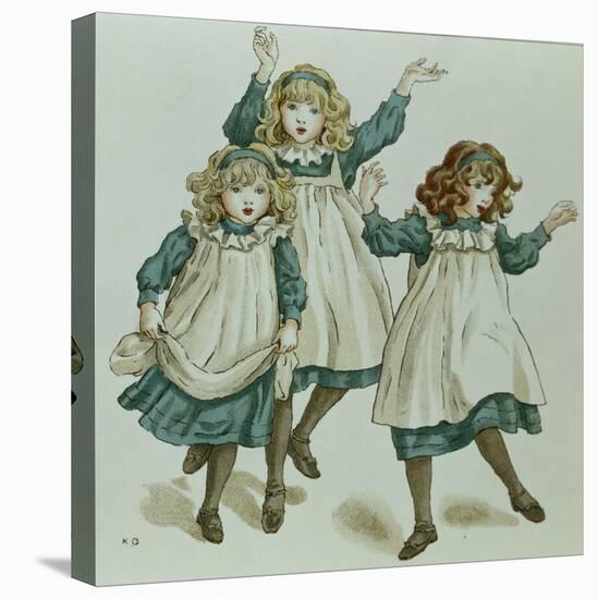 The Strains of Polly Flinders, from 'April Baby's Book of Tunes' 1900-Kate Greenaway-Premier Image Canvas