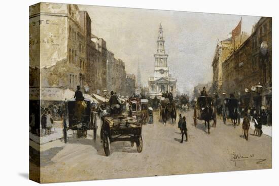 The Strand, London. 1888-Paolo Sala-Premier Image Canvas