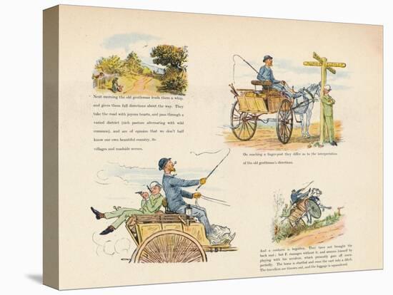 'The Strange Adventures of a Dog-Cart', 1888, (1946)-Randolph Caldecott-Premier Image Canvas