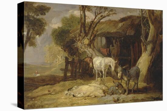 The Straw Yard, 1810-James Ward-Premier Image Canvas