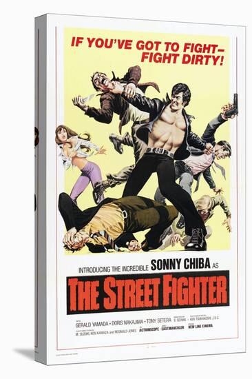 The Street Fighter, (aka The Street Fighter, aka Gekitotsu! Satsujin Ken), Sonny Chiba, 1974-null-Stretched Canvas