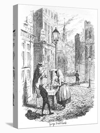 The Streets - Morning, C1900-George Cruikshank-Premier Image Canvas