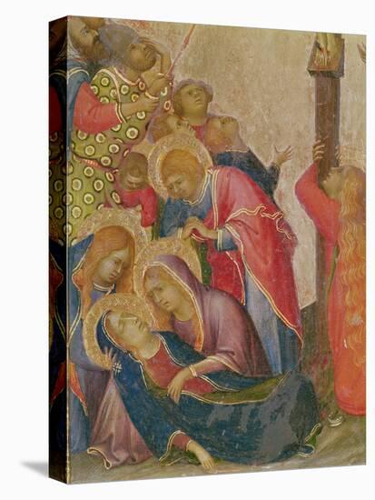 The Strike of the Lance (Detail of the Group around the Virgin) (Tempera on Panel)-Simone Martini-Premier Image Canvas