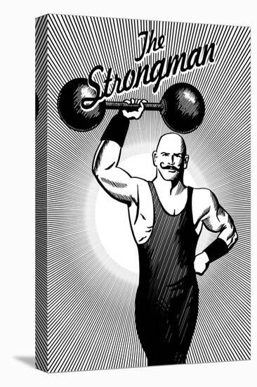 The Strongman-Lantern Press-Stretched Canvas