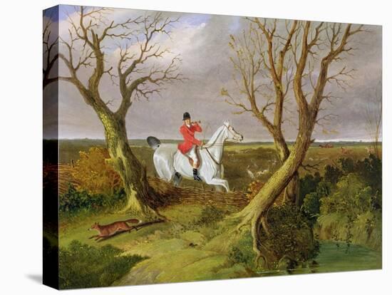 The Suffolk Hunt - Gone Away-John Frederick Herring I-Premier Image Canvas