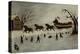 The Suffragettes Taking a Sleigh Ride, 1870-90-American School-Premier Image Canvas