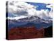 The Sun Breaks Through the Clouds to Highlight the Summit of Pikes Peak-null-Premier Image Canvas