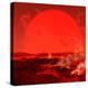The Sun Seen from a Molten Earth 3 Billion Years from Now-Stocktrek Images-Premier Image Canvas