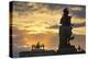 The Sun Sets behind Arc De Triomph Du Carrousel.-Jon Hicks-Premier Image Canvas