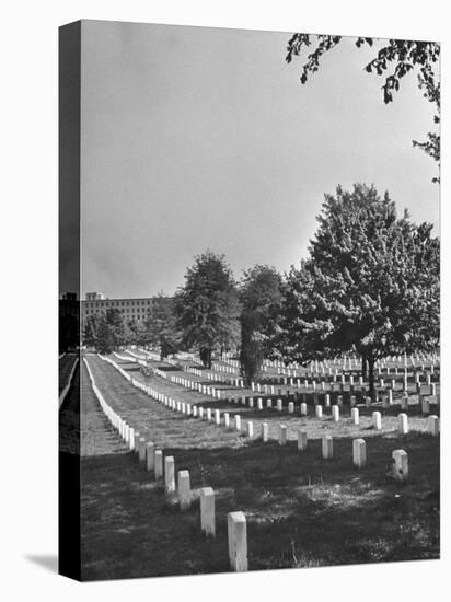 The Sun Shining Down on the Arlington Cemetery-Yale Joel-Premier Image Canvas