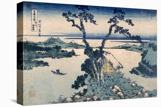 The Suna Lake (Colour Woodblock Print)-Katsushika Hokusai-Premier Image Canvas