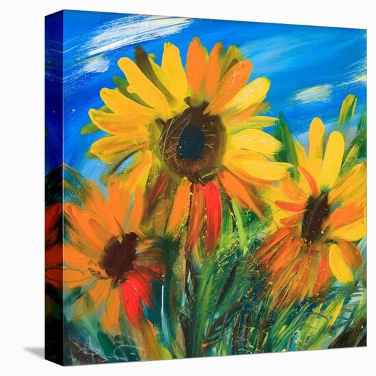 The Sunflowers-balaikin2009-Stretched Canvas