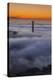 The Sunrise Of A Foggy San Francisco Bay And The North Tower Of The Golden Gate Bridge-Joe Azure-Stretched Canvas