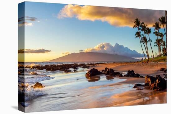 The Sunset Creates a Warm Glow on a Beach in Maui.-MH Anderson Photography-Premier Image Canvas