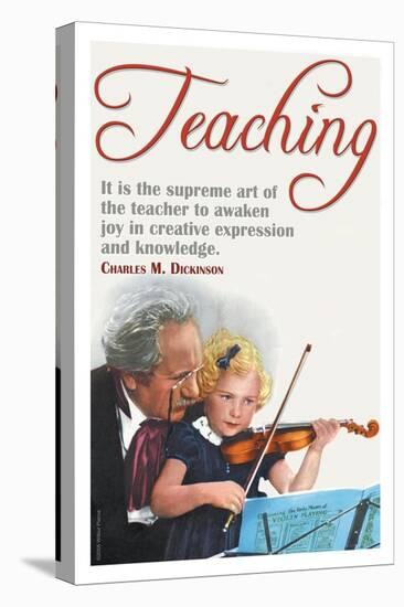 The Supreme Art of the Teacher-null-Stretched Canvas